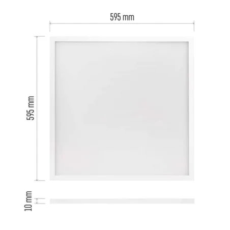 Panele-led - panel led kwadratowy biały 60x60 wpuszczany 40w neutralny 4000k zr1433 emos 