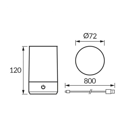 Lampki-nocne - kryształowa lampka stołowa led bezprzewodowa dubajska glamour dubai ideus 