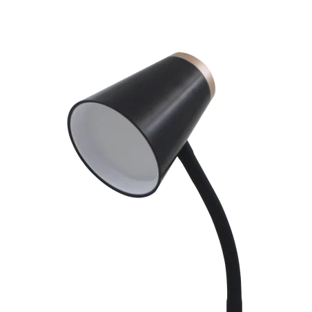 Lampki-biurkowe - lampka biurkowa czarna led neutralna 4,5w chico ml1443 eko-light 