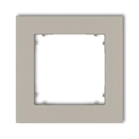 Ramki-pojedyncze - 60mr-1 ramka instalacyjna taupe do gniazd i włączników z serii mini karlik 
