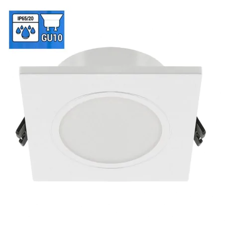 Oprawy-sufitowe-stale - oświetlenie łazienkowe białe hermetyczne gu10 ip65 fanta 04879 ideus 