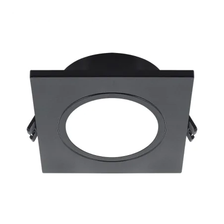 Oprawy-sufitowe-stale - oczko kwadratowe czarne hermetyczne do łazienki gu10 ip65 fanta 04880 ideus 