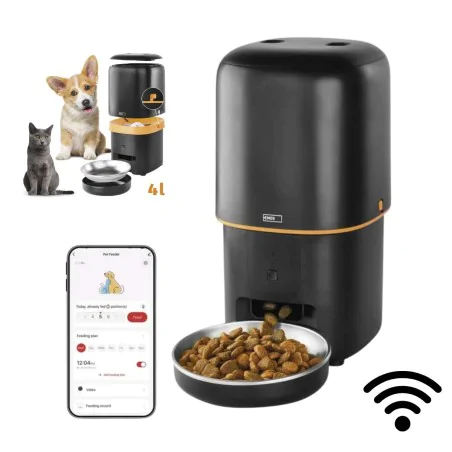Akcesoria-dla-zwierzat - dozownik podajnik karmy dla zwierząt karmidło dla kota i psa wifi h6002 emos 