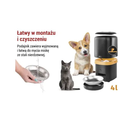 Akcesoria-dla-zwierzat - dozownik podajnik karmy dla zwierząt karmidło dla kota i psa wifi h6002 emos 