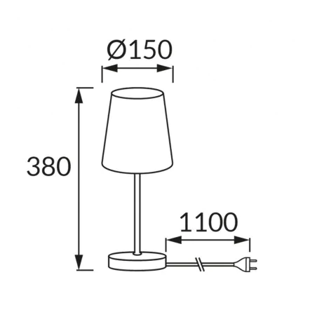 Lampki-nocne - lampka nocna złota na stolik do sypialni e14 fatima 04829 ideus 