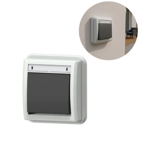 Wylaczniki-schodowe - włącznik podtynkowy jednobiegunowy schodowy aquant 5001-70 elektro-plast 