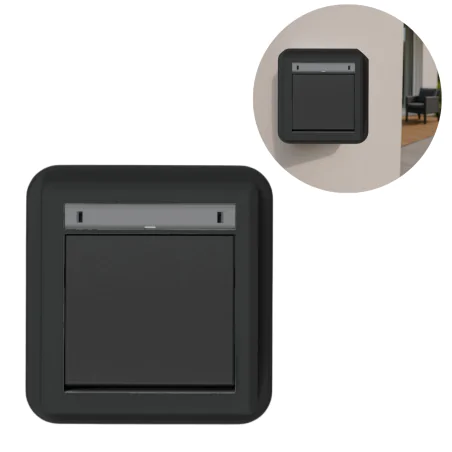 Wylaczniki-schodowe - antracytowy włącznik podtynkowy elewacyjny aquant 5001-77 elektro-plast 