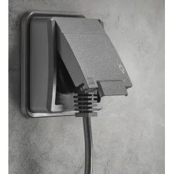 Gniazda-pojedyncze-podtynkowe - ciemne gniazdo podtynkowe elewacyjne z klapką aquant 5041-77 elektro-plast 