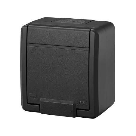 Gniazda-pojedyncze-natynkowe - gniazdo pojedyncze natynkowe elewacyjne ip55  5041-17 aquant elektro-plast 