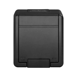 Gniazda-pojedyncze-natynkowe - gniazdo pojedyncze natynkowe elewacyjne ip55  5041-17 aquant elektro-plast 