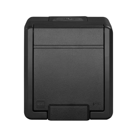 Gniazda-pojedyncze-natynkowe - gniazdo pojedyncze natynkowe elewacyjne ip55  5041-17 aquant elektro-plast 