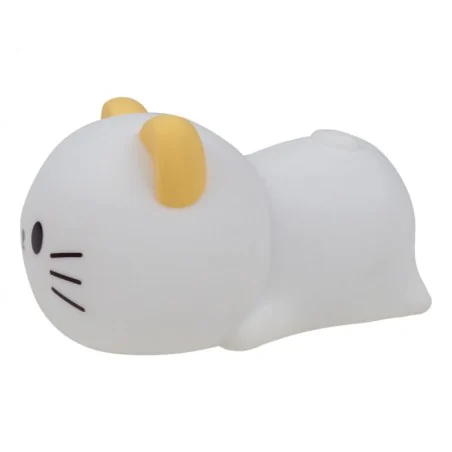 Oswietlenie-do-pokoju-dzieciecego - lampka w kształcie kotka z dźwiękiem na prezent do usypiania usb interblue 