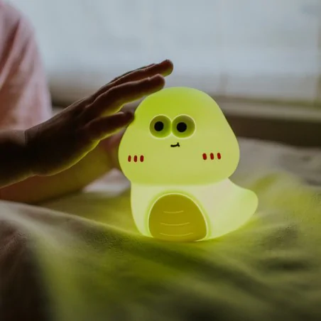 Oswietlenie-do-pokoju-dzieciecego - lampka dziecięca zielony robaczek do pokoju niemowlaka usb interblue 