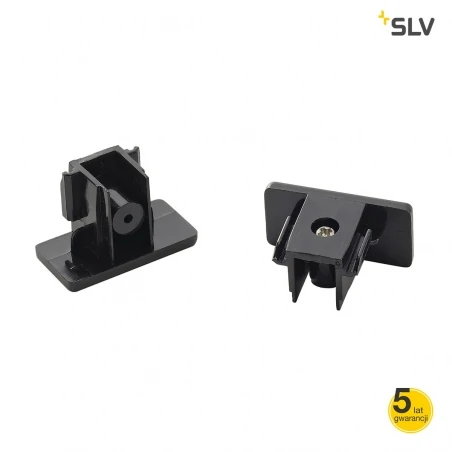 Oswietlenie-szynowe - zaślepki szynoprzewodu 1f czarne slv 