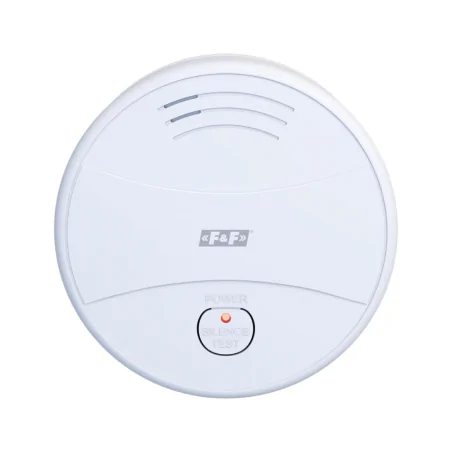 Czujniki-dymu - czujnik detektor dymu z baterią 9v cdm-07 f&f 