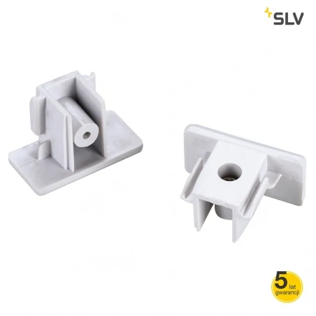 Oswietlenie-szynowe - końcówki do szyny 1 fazowej biała 143131 slv 