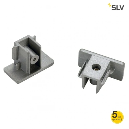 Oswietlenie-szynowe - zaślepka do szyn jednofazowych srebrnoszara 143132 slv 