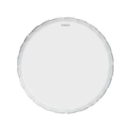 Plafony - 04873 lampa sufitowa ozdobna plafoniera z kryształowym brzegiem 12w cct fala ideus 