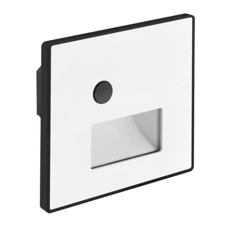 Oswietlenie-schodowe - oprawa schodowa led z czujnikiem ruchu lampka biała kwadratowa ze zmienną barwą światła wektor 04865 ideus 