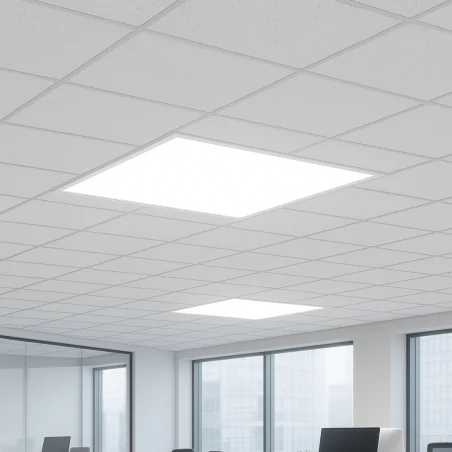 Panele-led - panel led kwadratowy 60x60 z neutralnym światłem 4000k biały wpuszczany hpb4060 heda 