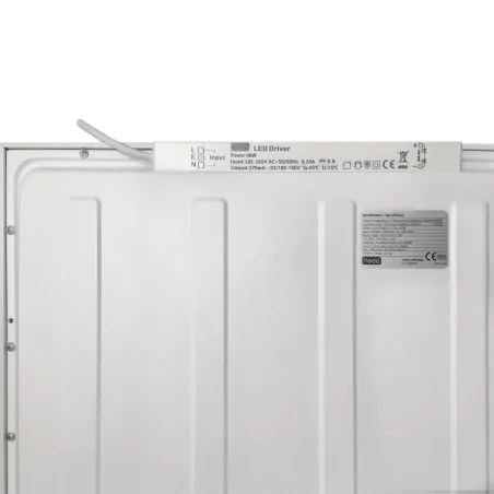 Panele-led - panel led kwadratowy 60x60 z neutralnym światłem 4000k biały wpuszczany hpb4060 heda 