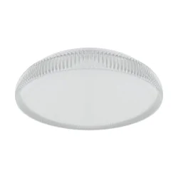 Plafony - plafon sufitowy dekoracyjny ozdobna plafoniera z kryształowym brzegiem 24w cct sinus ideus 