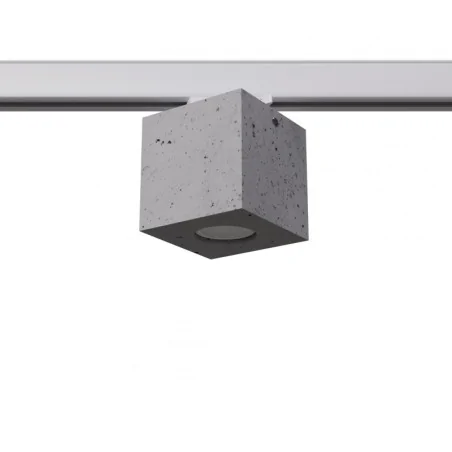 Oswietlenie-szynowe - plafon quad beton gu10  w 