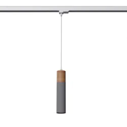 Lampa wisząca ZANE szara...