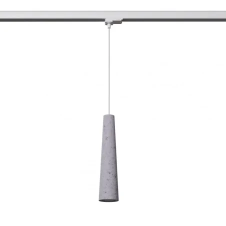 Oswietlenie-szynowe - lampa wisząca electra beton gu10 4000k 7w 530lm  w 