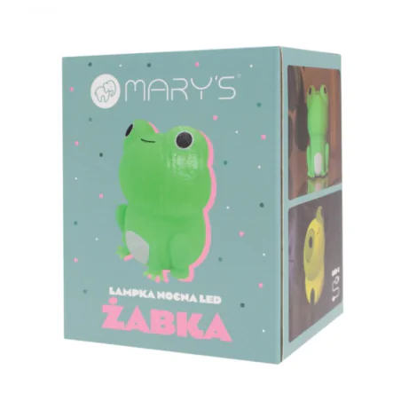 Oswietlenie-do-pokoju-dzieciecego - lampka dziecięca nocna żabka led silikonowa dotykowa usb interblue 