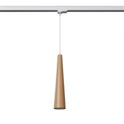 Oswietlenie-szynowe - lampa wisząca sula naturalne drewno gu10 3000k 7w 510lm  w