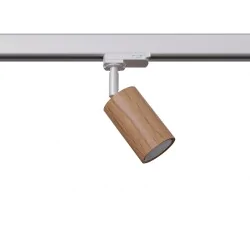 Oswietlenie-szynowe - kinkiet berg naturalne drewno gu10 4000k 7w 530lm  w