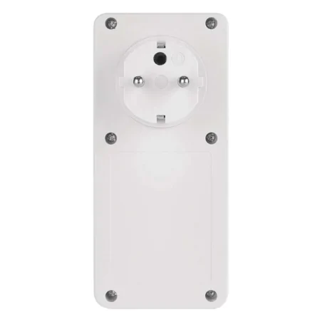 Programatory-czasowe - cyfrowy programator czasowy na zewnątrz ip44 z wyświetlaczem biały p5507n emos 