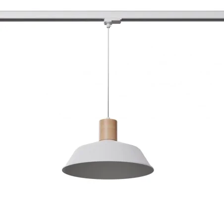 Oswietlenie-szynowe - lampa wisząca fano biała e27 3000k 7,5w 620lm 