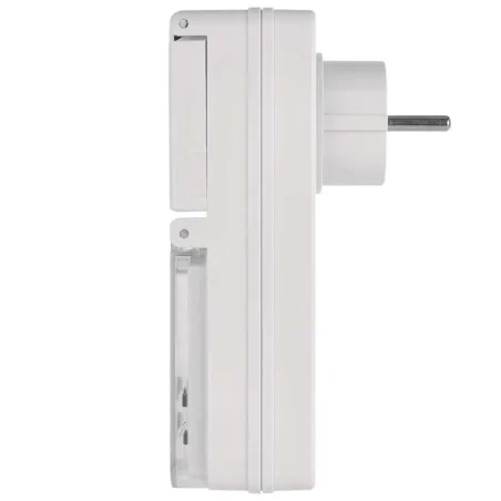 Programatory-czasowe - cyfrowy programator czasowy na zewnątrz ip44 z wyświetlaczem biały p5507n emos 