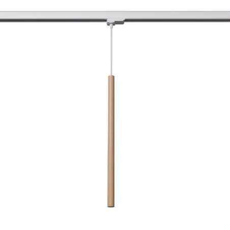 Oswietlenie-szynowe - lampa wisząca pastelo drewno g9  w 