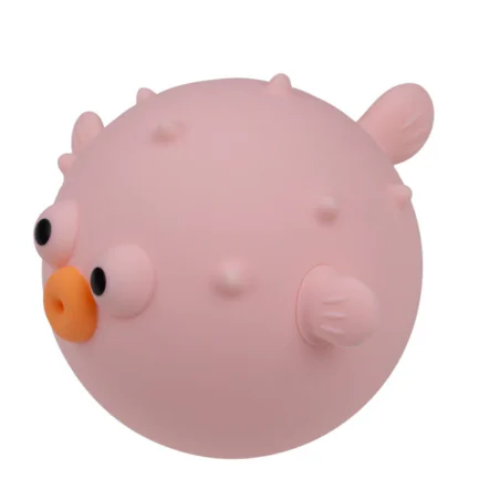 Oswietlenie-do-pokoju-dzieciecego - lampka dziecięca nocna rybka różowa lampa rozdymka led bezprzewodowa  interblue 