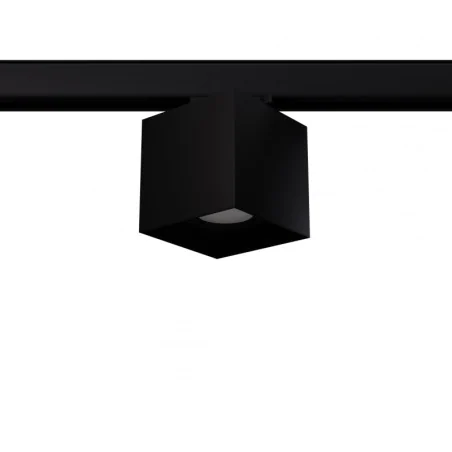 Oswietlenie-szynowe - plafon hati czarny gu10 
