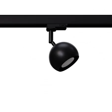 Oswietlenie-szynowe - kinkiet oculare czarny gu10 4000k 7w 530lm 