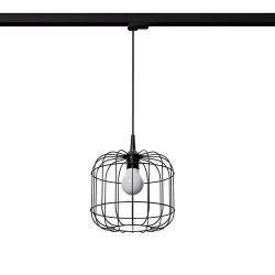 Oswietlenie-szynowe - lampa wisząca celta czarna e27 4000k 7,5w 690lm