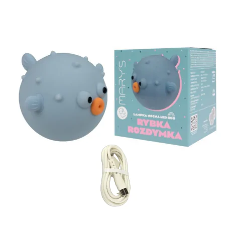 Oswietlenie-do-pokoju-dzieciecego - lampa do pokoju dziecka rybka lampka nocna rozdymka led interblue 