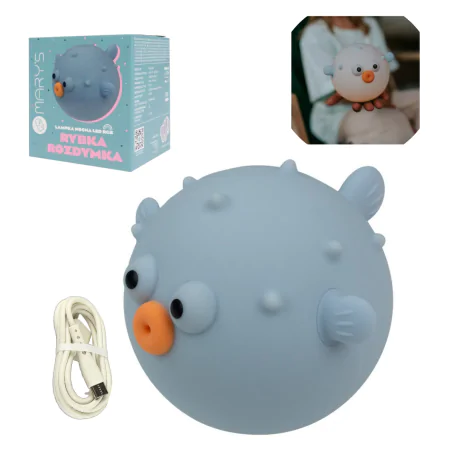 Oswietlenie-do-pokoju-dzieciecego - lampa do pokoju dziecka rybka lampka nocna rozdymka led interblue 