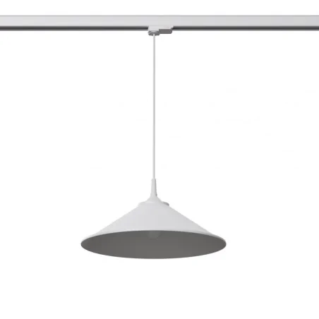 Oswietlenie-szynowe - lampa wisząca zuma biała e27 3000k 7,5w 620lm 