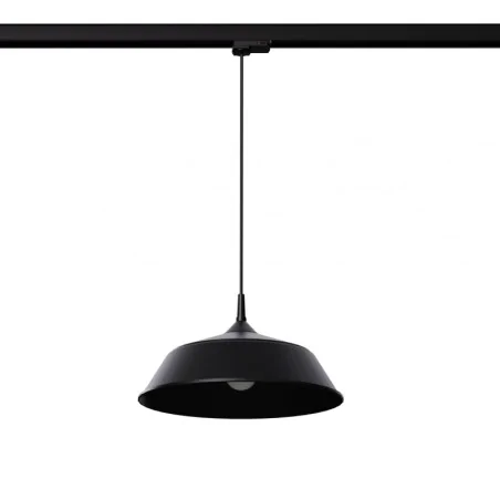 Oswietlenie-szynowe - lampa wisząca frika czarna e27 3000k 7,5w 620lm 