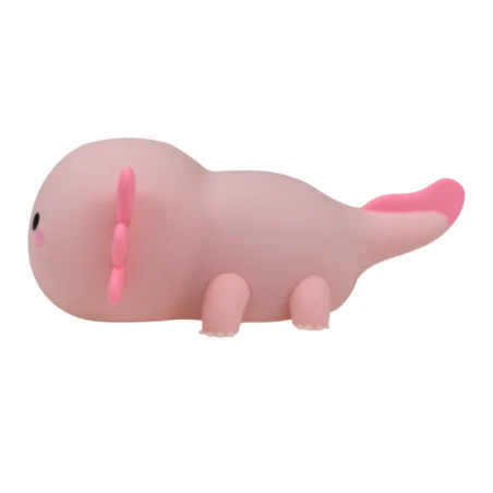 Oswietlenie-do-pokoju-dzieciecego - lampka dziecięca nocna różowa lampa aksolotl led interblue 