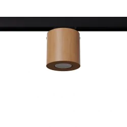 Oswietlenie-szynowe - plafon orbis naturalne drewno gu10 3000k 7w 510lm  b