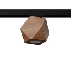 Oswietlenie-szynowe - plafon woody naturalne drewno gu10  b
