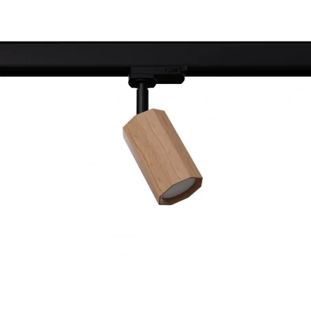 Oswietlenie-szynowe - kinkiet zeke dąb gu10 3000k 7w 510lm  b 