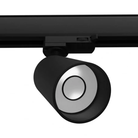 Oswietlenie-szynowe - aura czarny gu10 3000k 7w 540lm 