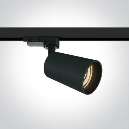 Oswietlenie-szynowe - aura czarny gu10 4000k 7w 550lm 